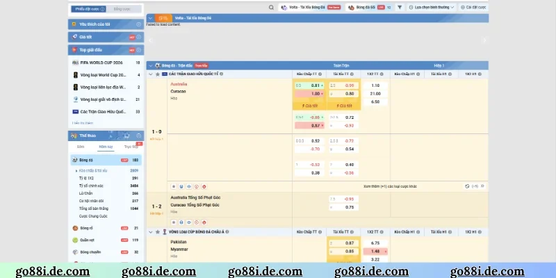 4 môn thể thao GO88 cực hấp dẫn