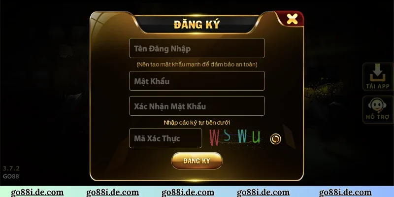 Cách đăng ký Go88